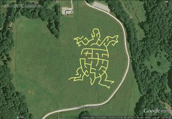 McCloud Nature Park's turtle-themed 2016 Prairie Maze