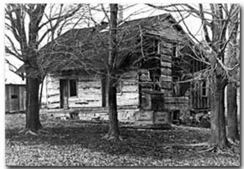 Original Morgan House Log Cabin