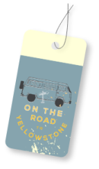 On the Road to Yellowstone Luggage Tag