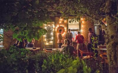 evening at Jeni's Ice Creams in German Village