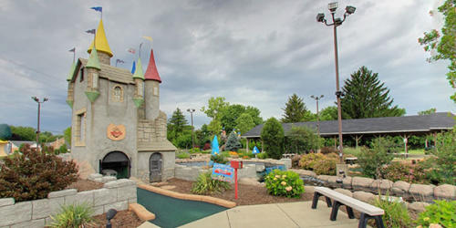 The Magic Castle Golf Course Miniature Castle In Dayton, Ohio