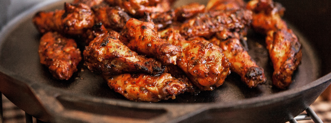 BBQ chicken wings