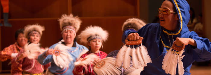 Dancers at Festival of Native Arts in Fairbanks