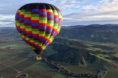hot air balloon california