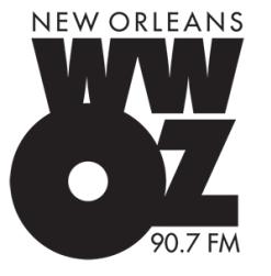 Logo WWOZ - 90.7 FM