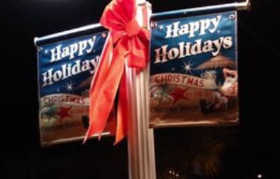 Holiday sign