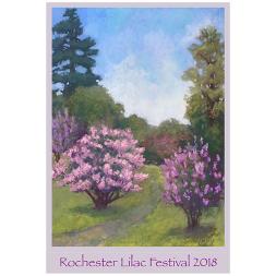 2018 Rochester Lilac Festival Poster Katheryn Bevier