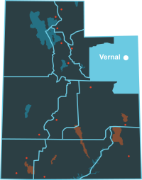 Utah's Under the Notch Region Map