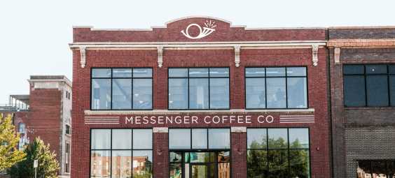 Messenger Cafe Front Of Building Kansas City