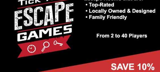 Tick Tock Escape Games Overland Park Coupon