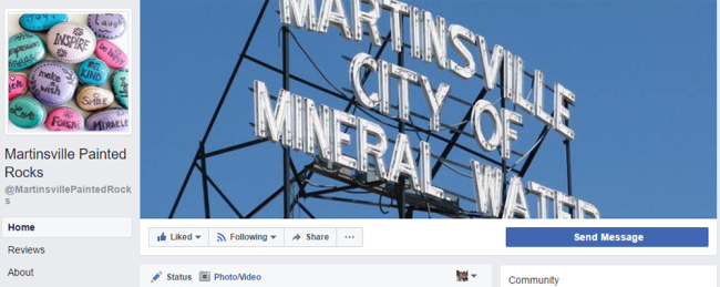 Martinsville Painted Rocks FB Page