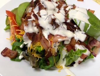 AVI Seabar and Chophouse salad