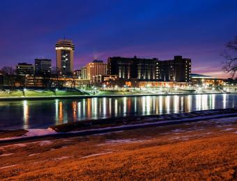 River view, Facing Drury Hotel