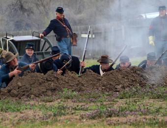 Civil War Reenactment at Old Cowtown