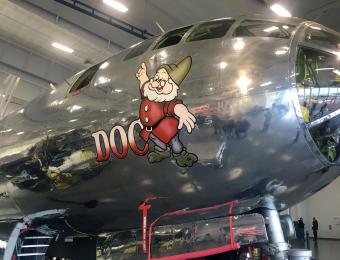 B-29 Doc Dwarf Doc Visit Wichita