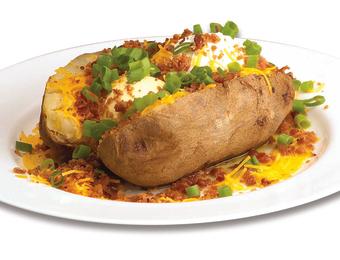 Hog Wild baked potato Visit Wichita