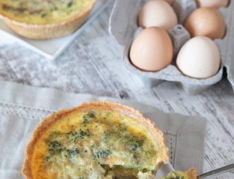 Breakfast Sausage Spinach Feta Quiche and Ham and Broccoli Quiche Cocoa Dolce