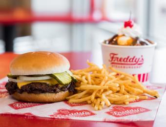 Freddy's Burger Fries Visit Wichita