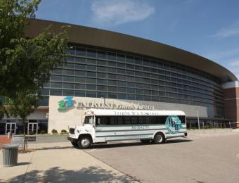Triple B's Bus at INTRUST Visit Wichita