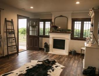 Prairie Hill cabin interior