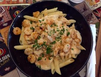 Wichita Brewing cajus shrimp Visit Wichita