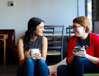 Ecclesia Coffee with friend Visit Wichita