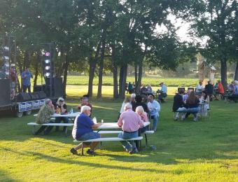 Concert Setup Fulton Valley Farms