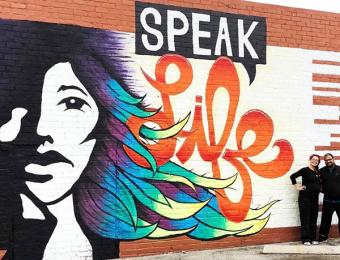 DDD Mural - Speak Life