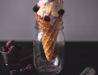 Blueberry Cheesecake Ice Cream