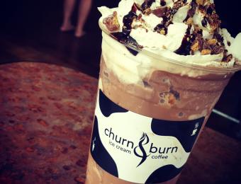 Churn & Burn Frozen Coffee Drink