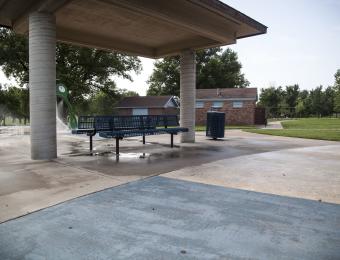 Fairmount Park Splash Pad Seating