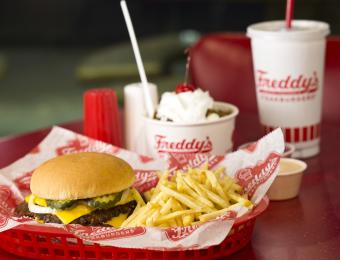 Freddy's combo meal Visit Wichita