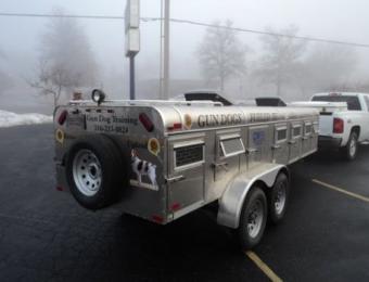 Signs Designs dog trailer Visit Wichita