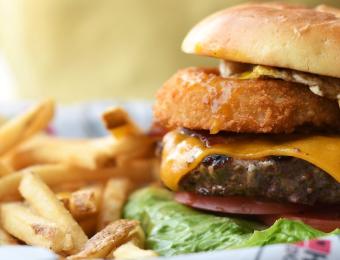Hurricane Drinks Burger