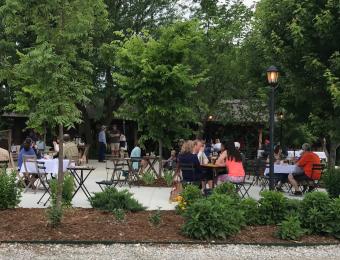 Bramble Cafe on the Patio at Elderslie Farm