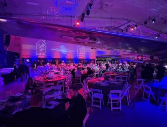 Large Event Setup; B-29 Doc in the hangar
