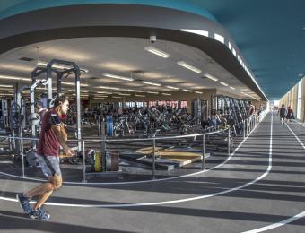 YMCA DT interior track Visit Wichita