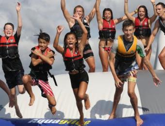 Splash jump in Visit Wichita