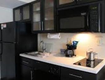 Candlewood Airport kitchen Visit Wichita