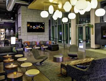 Aloft lounge Visit Wichita