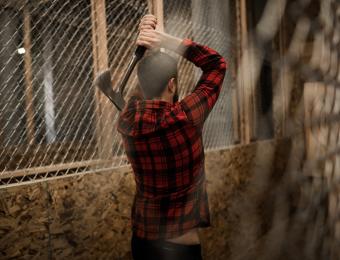 Blade & Timber man plaid Visit Wichita