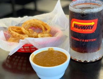 Onion Rings with Food