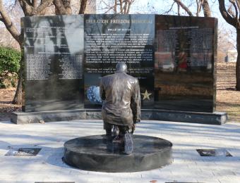 Veteran Park Operation Freedom Visit Wichita