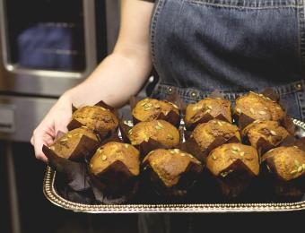Reverie & Founders Bakery Pumpkin Muffins