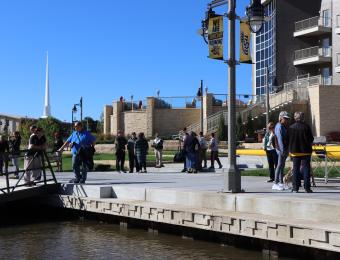 Boats/Bikes dock Visit Wichita
