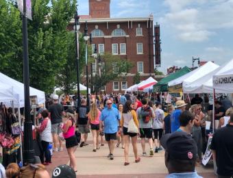 OT Farmer's Market shoppers Visit Wichita