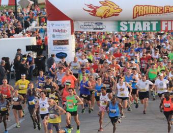 Prairie Fire Marathon 2015_Starting Line_Greater Wichita Sports Commission