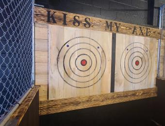 Targets Kiss My Axe Throwing