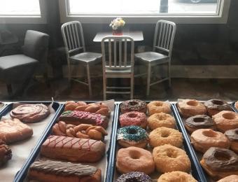 Paradise Donuts donut trays Visit Wichita