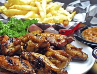 Chicken Wings with Sides